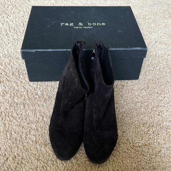Rag & Bone Newbury Suede Ankle Booties - Picture 9 of 10